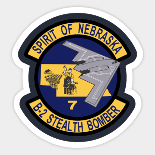 B-2 Stealth Bomber - Nebraska Sticker